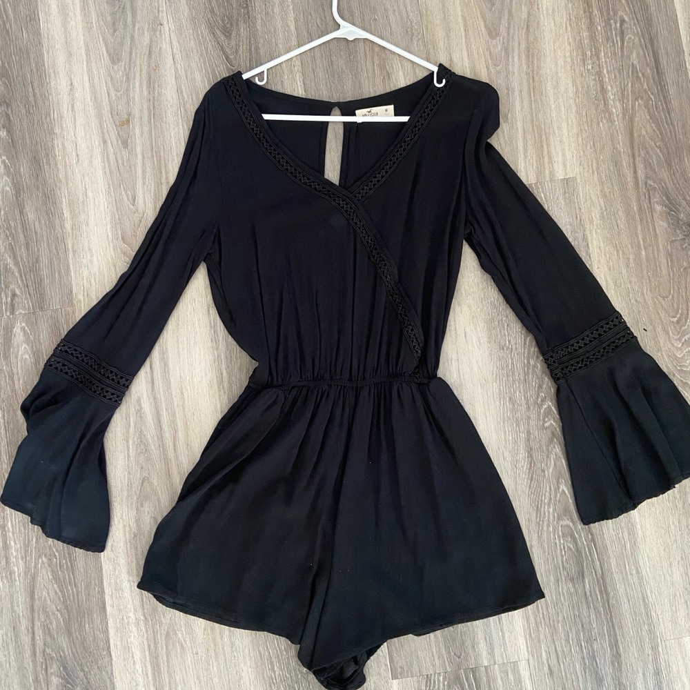 black Hollister romper